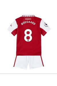Fotbalové Dres Arsenal Martin Odegaard #8 Dětské Domácí Oblečení 2022-23 Krátký Rukáv (+ trenýrky)